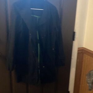 Columbia Black Jacket with Green Accent